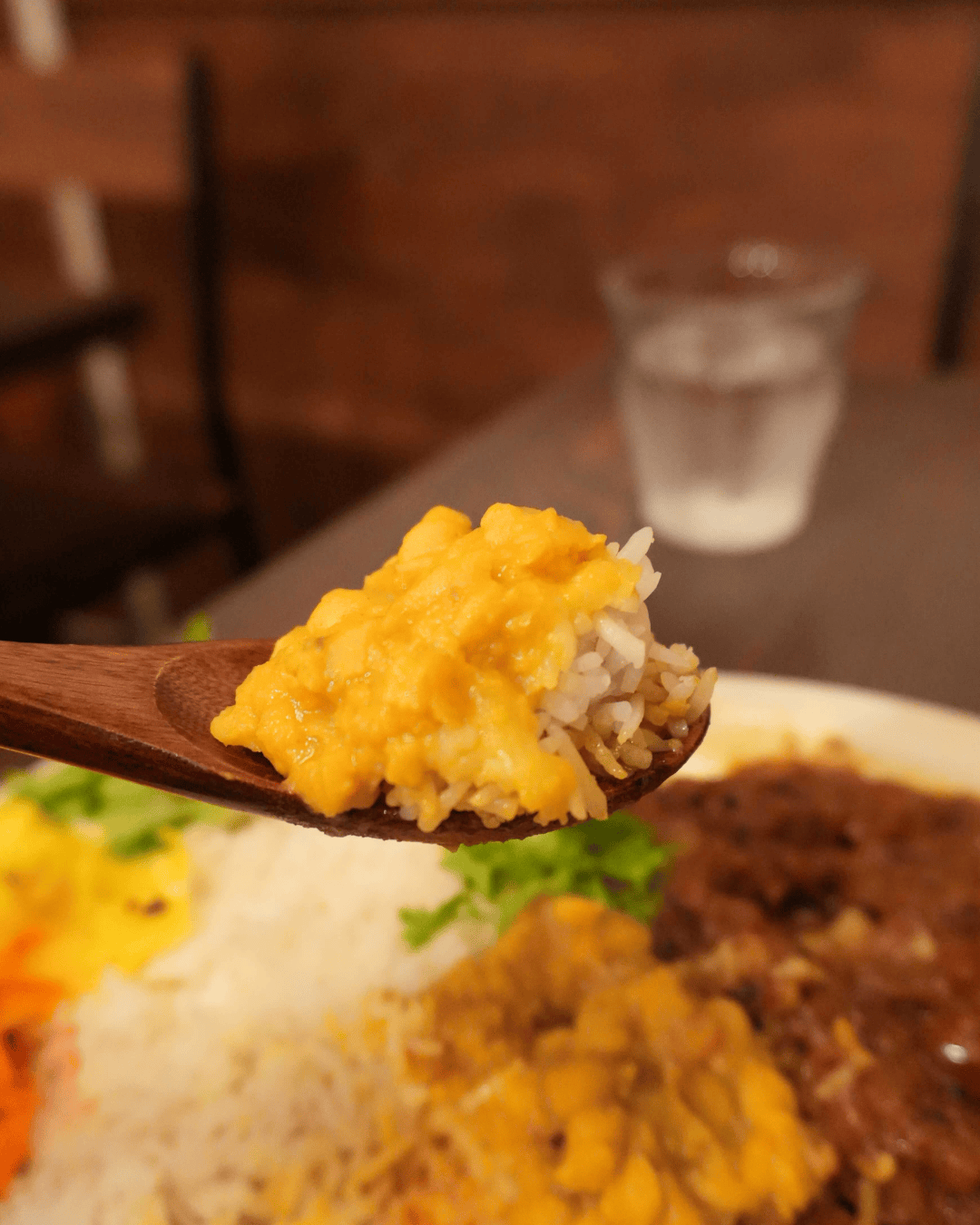 【中野】カレーと酒 ねむけ で、スパイスの効いたポークビンダルーをいただく