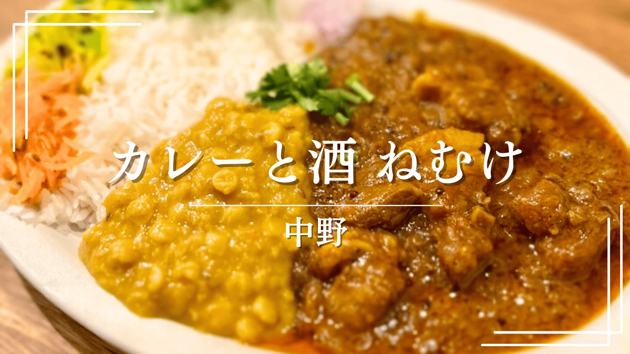 【中野】カレーと酒 ねむけ で、スパイスの効いたポークビンダルーをいただく