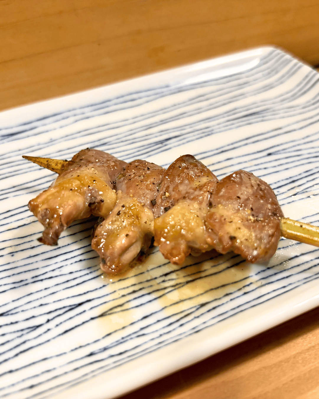 【新井薬師前】「焼鳥照喜」串メニュー「はつ」