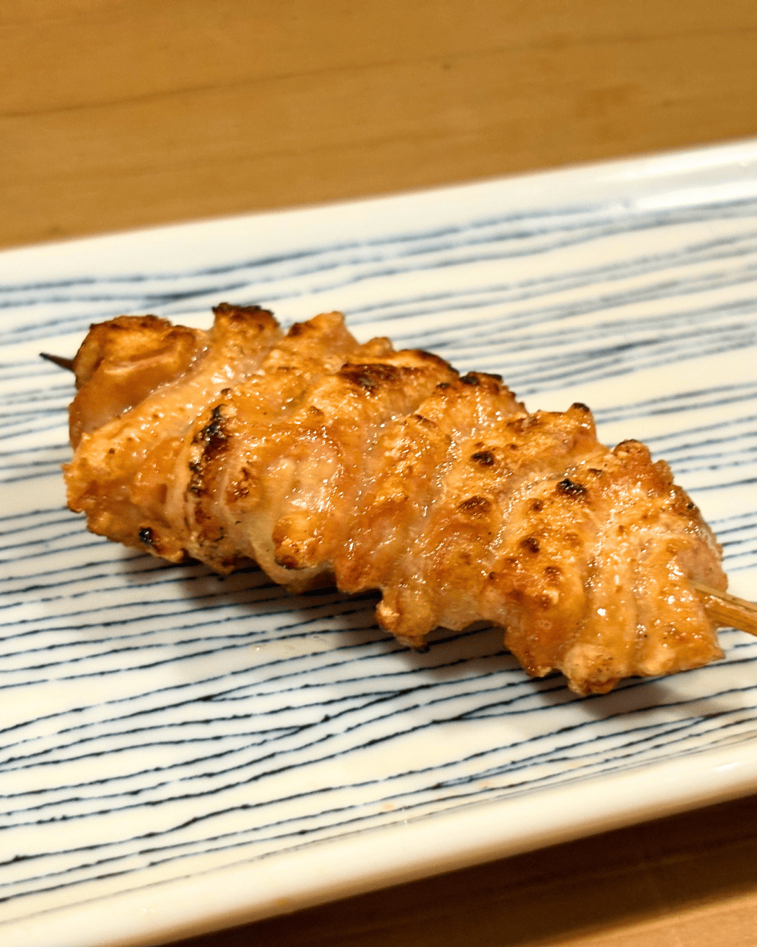 【新井薬師前】「焼鳥照喜」串メニュー「皮（かわ）」