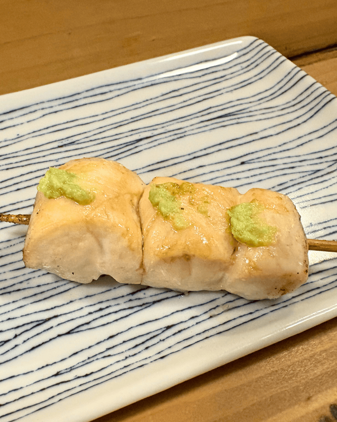 【新井薬師前】「焼鳥照喜」串メニュー「ささみ」