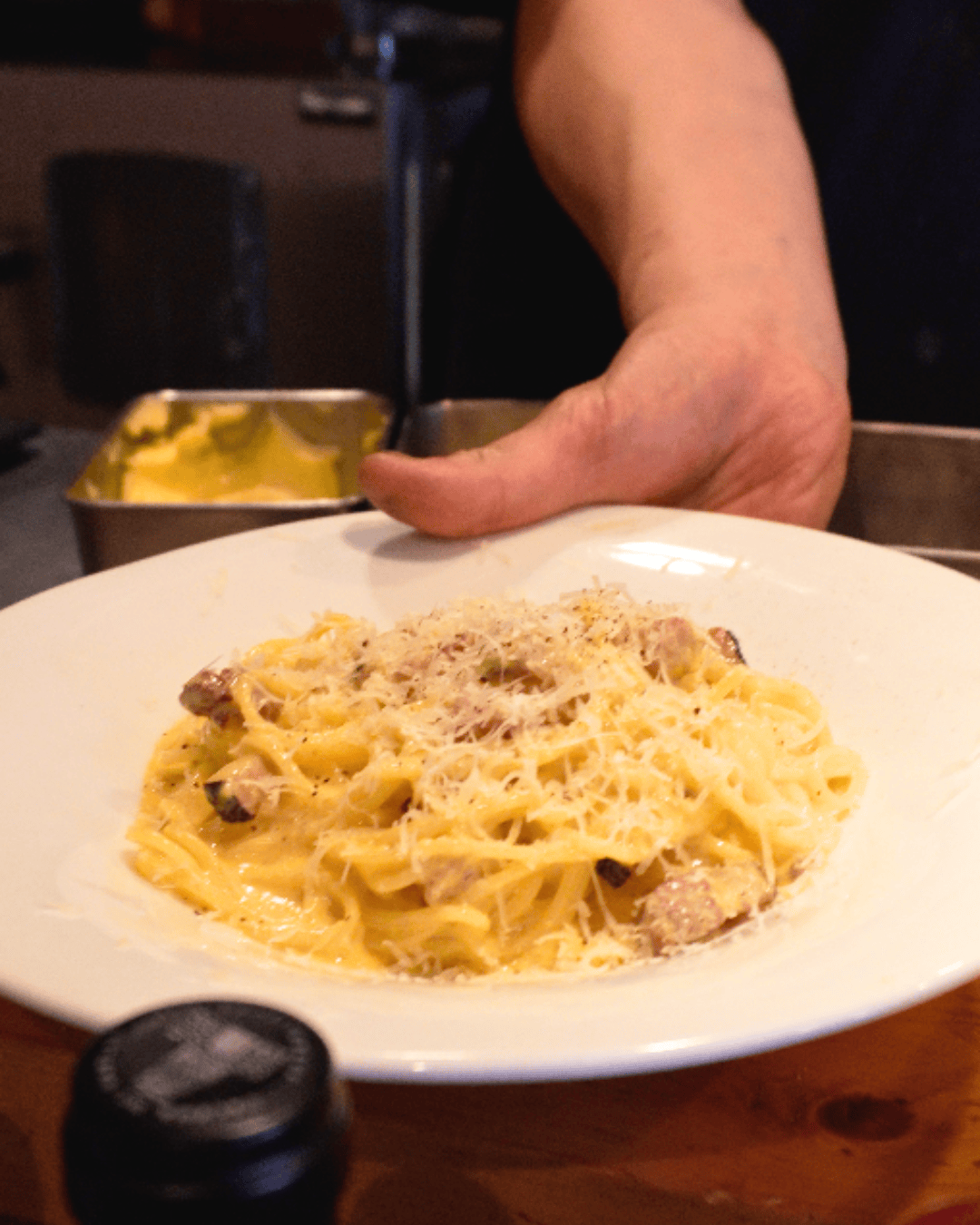 【新中野】カルボナリ党│自家製ベーコンで作る香りよいカルボナーラ。新中野の隠れ家イタリアン